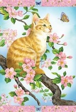 Cobble Hill Blossoms and Kittens Quilt 1000pc CH80272
