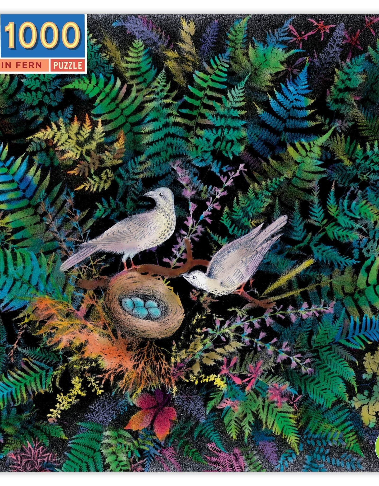 eeBoo BIRDS IN FERN 1000 PC