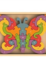 BeginAgain Butterfly A-Z Puzzle