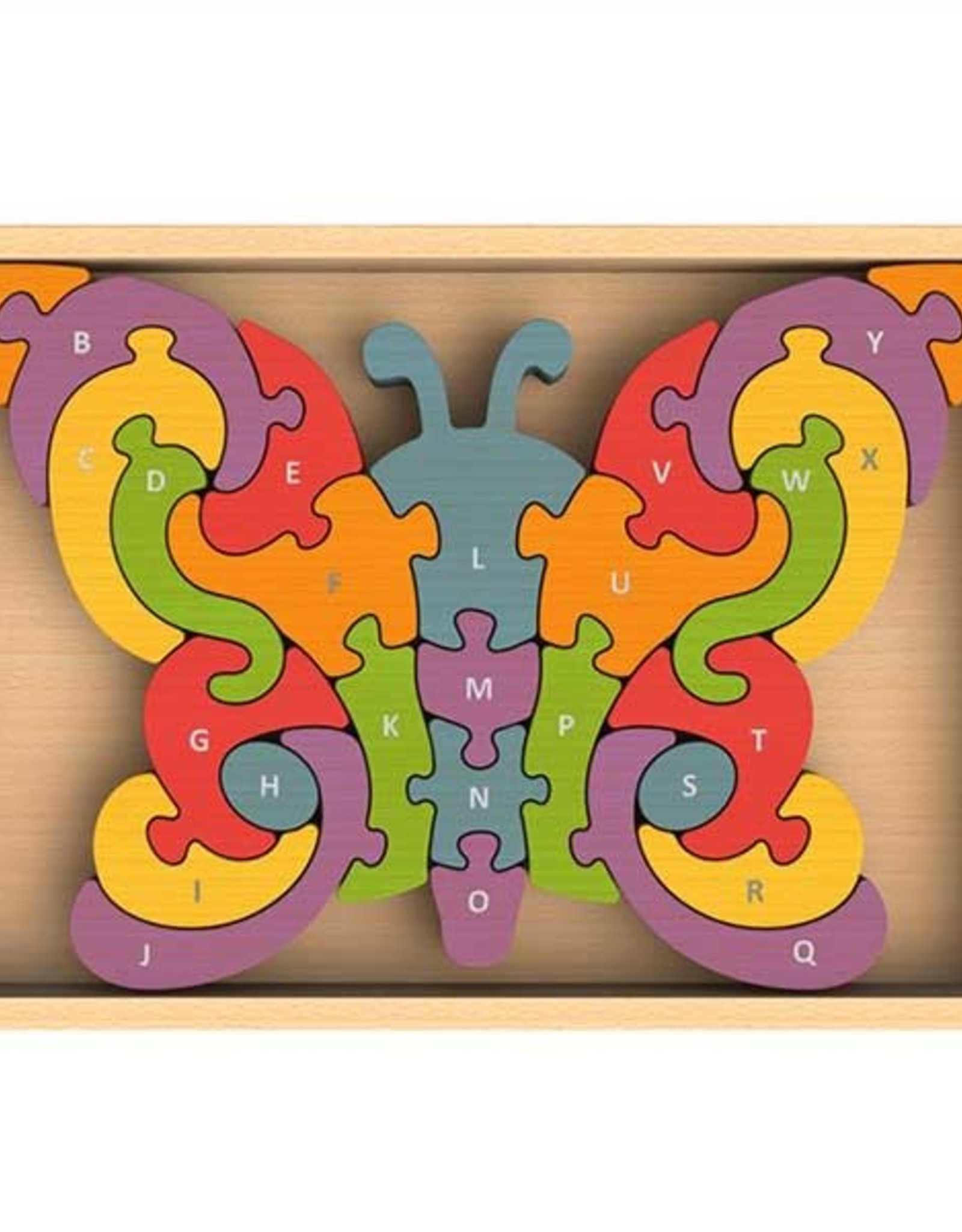 BeginAgain Butterfly A-Z Puzzle