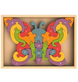 BeginAgain Butterfly A-Z Puzzle