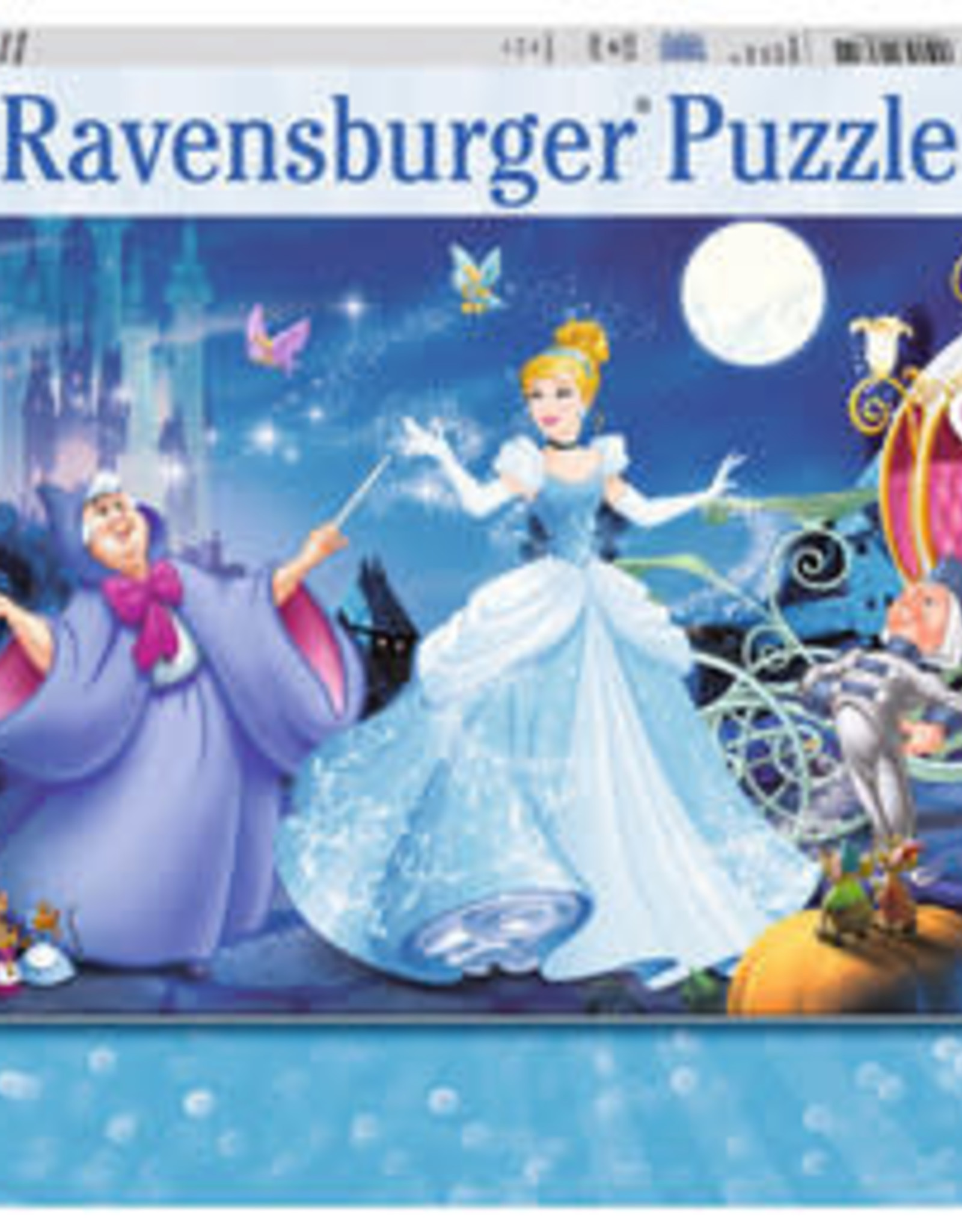 Ravensburger Adorable Cinderella 100pc Glitter RAV13671