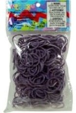 Rainbow Loom Elastics/Clips Jelly/Opaque 6-Black Pack