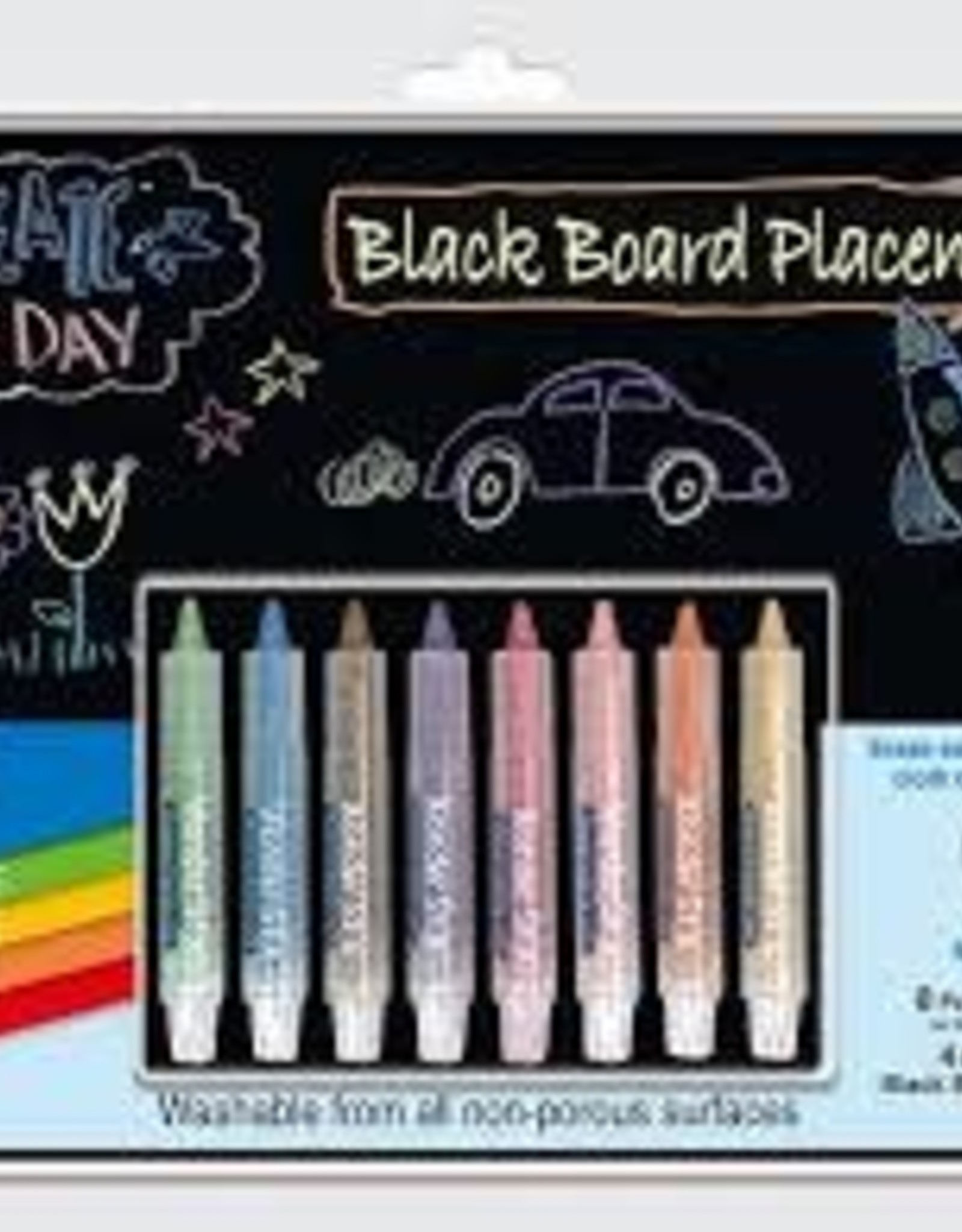 Black Board Placemat Kit (8.5''X12'')