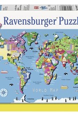 Ravensburger World Map 60pc RAV09607