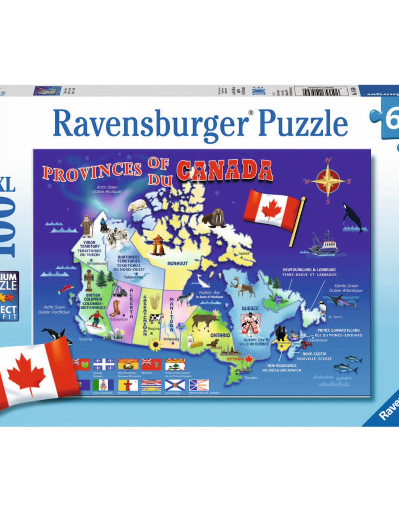 Ravensburger Map of Canada (100 PC)