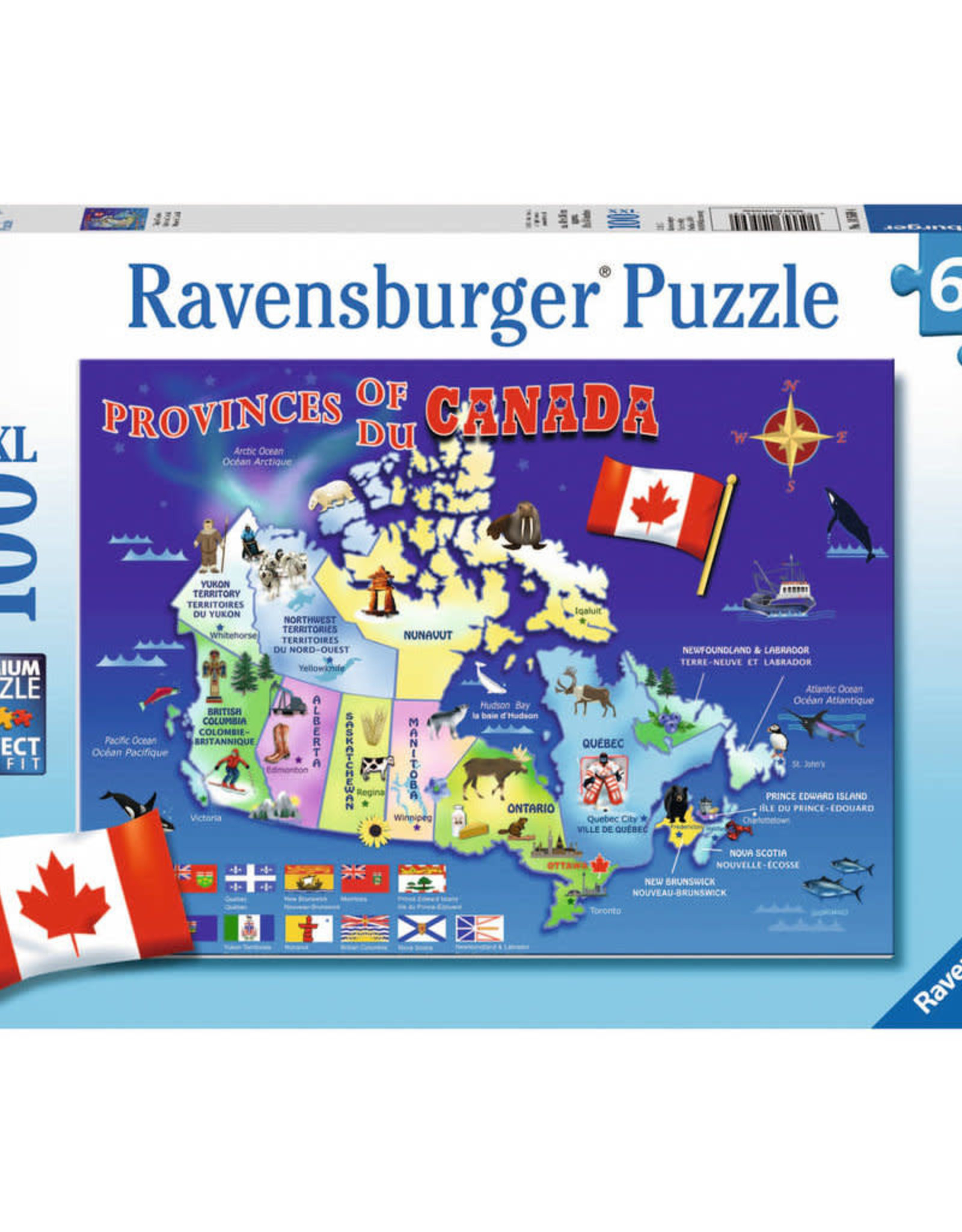 Ravensburger Map of Canada 100p