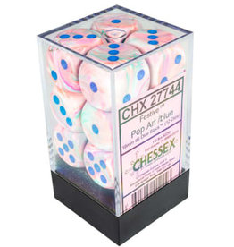 Chessex 12D6 POP-ART/BLUE 16MM
