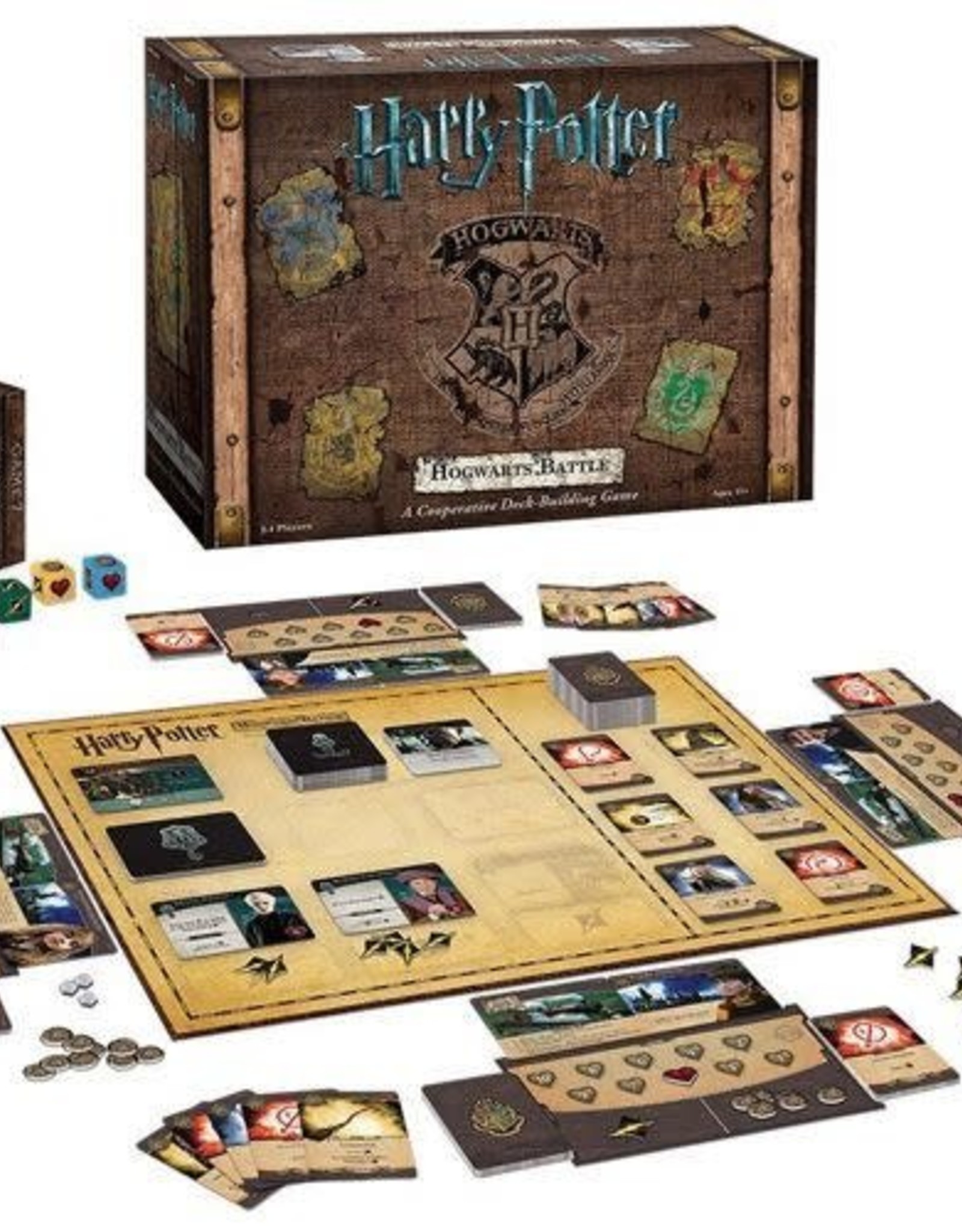 USAopoly HARRY POTTER HOGWARTS BATTLE - Cooperative Deck-Building Game