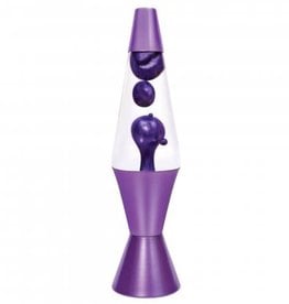 Lava Lamp 14.5" Lava Lamp Metallic Purple/Clear/Purple