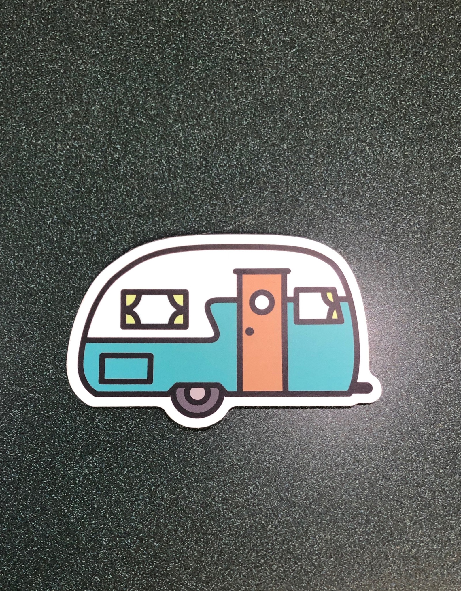 Stickers NW RETRO CAMPER  LARGE PRINTED STICKER