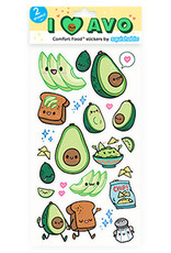 Squishable Avocado Stickers
