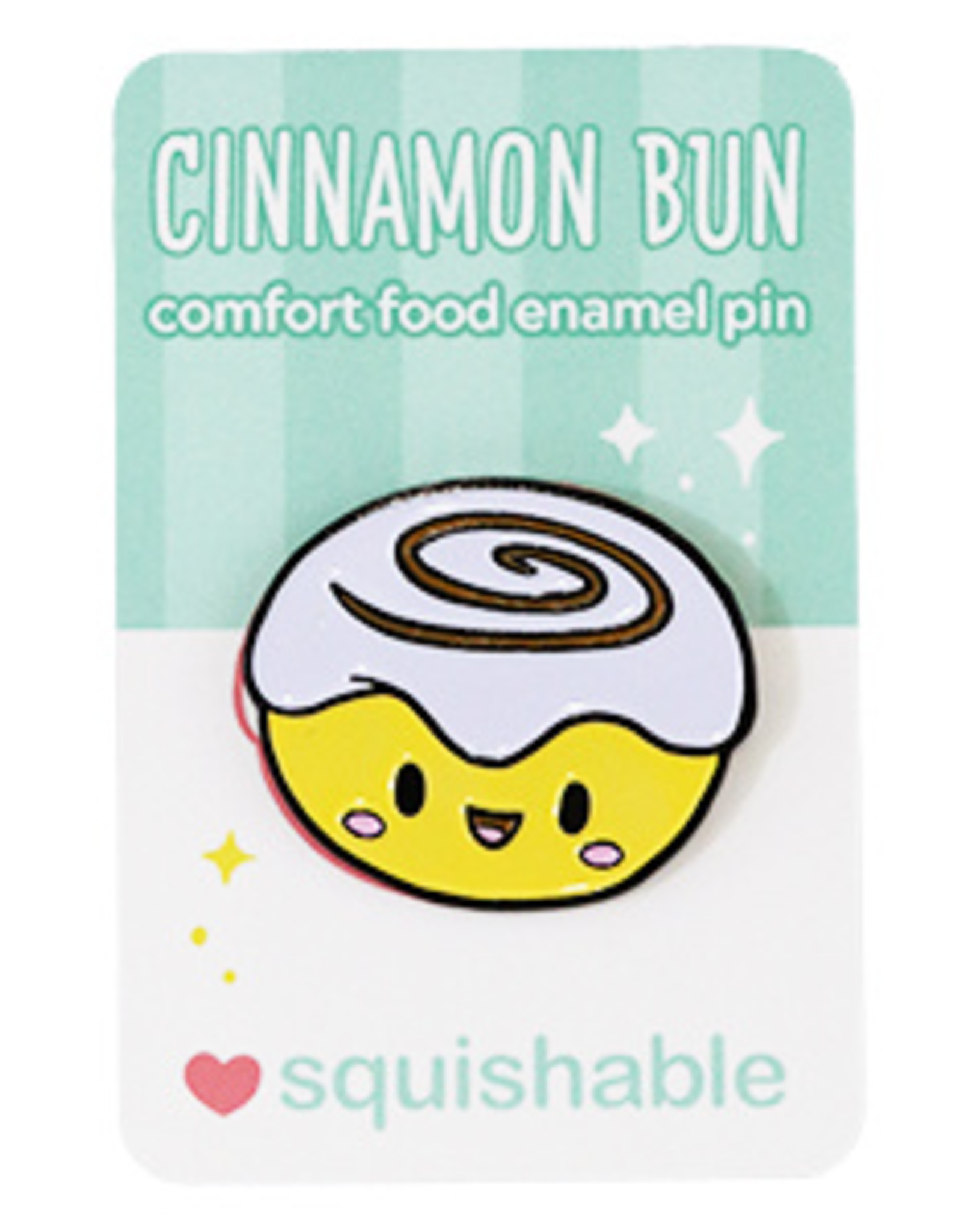 Squishable Enamel Pin - Cinnamon Bun