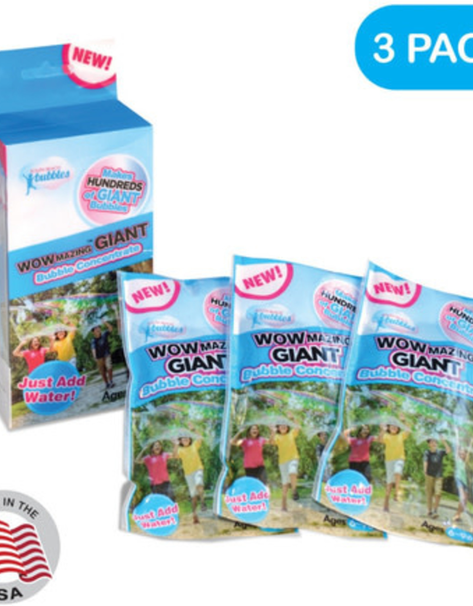 South Beach bubbles + Toys WOWMAZING Giant Bubble Concentrate REFILL