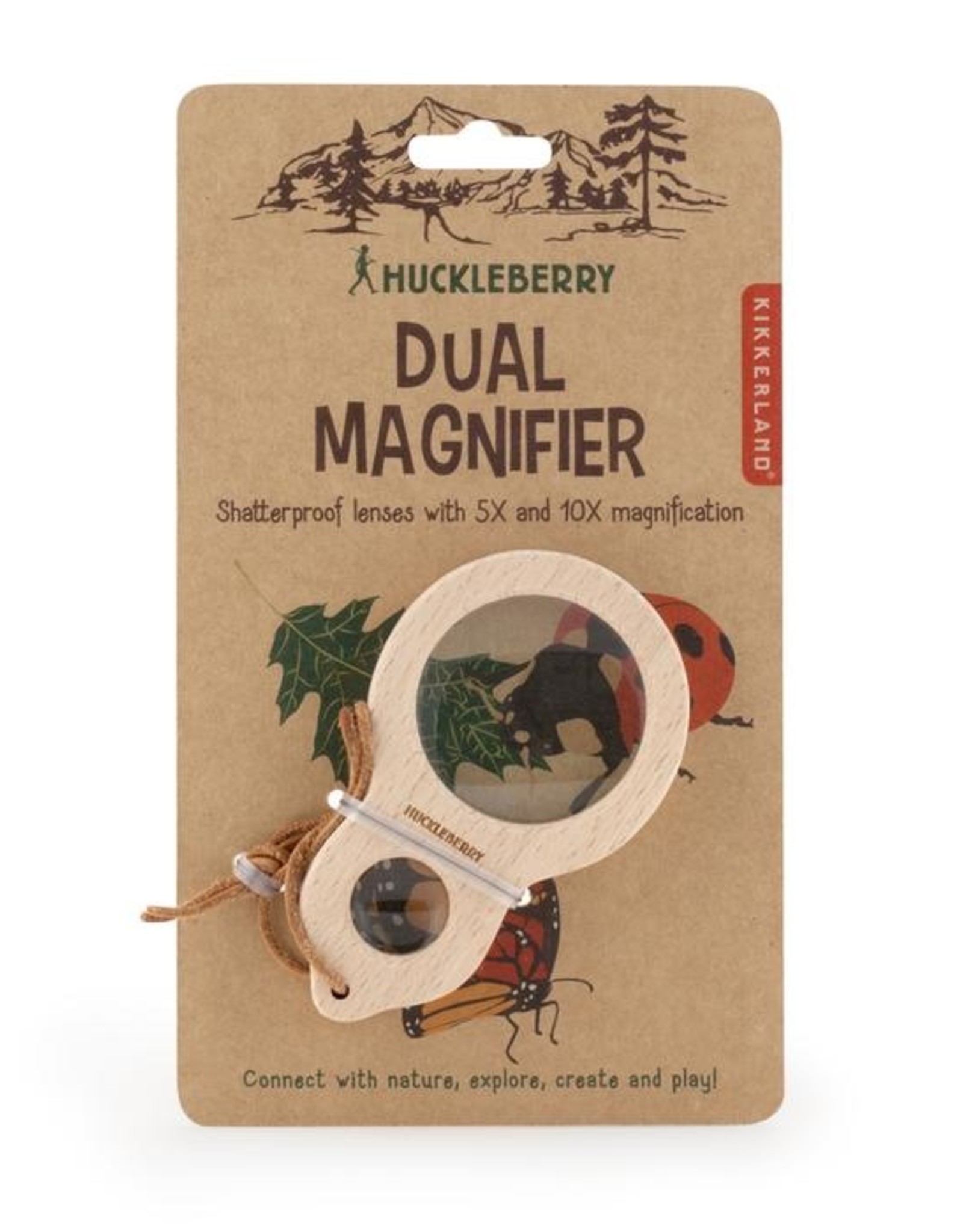 Kikkerland HUCKLEBERRY DUAL MAGNIFIER