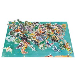 Janod 200 pc 3D Educational Puzzle - Dinosaurs