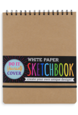 OOLY D.I.Y. SKETCHBOOK - LARGE WHITE PAPER (8" X 10.5")