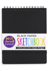 OOLY D.I.Y. Sketchbook-Large Black Paper(8"X10.5")