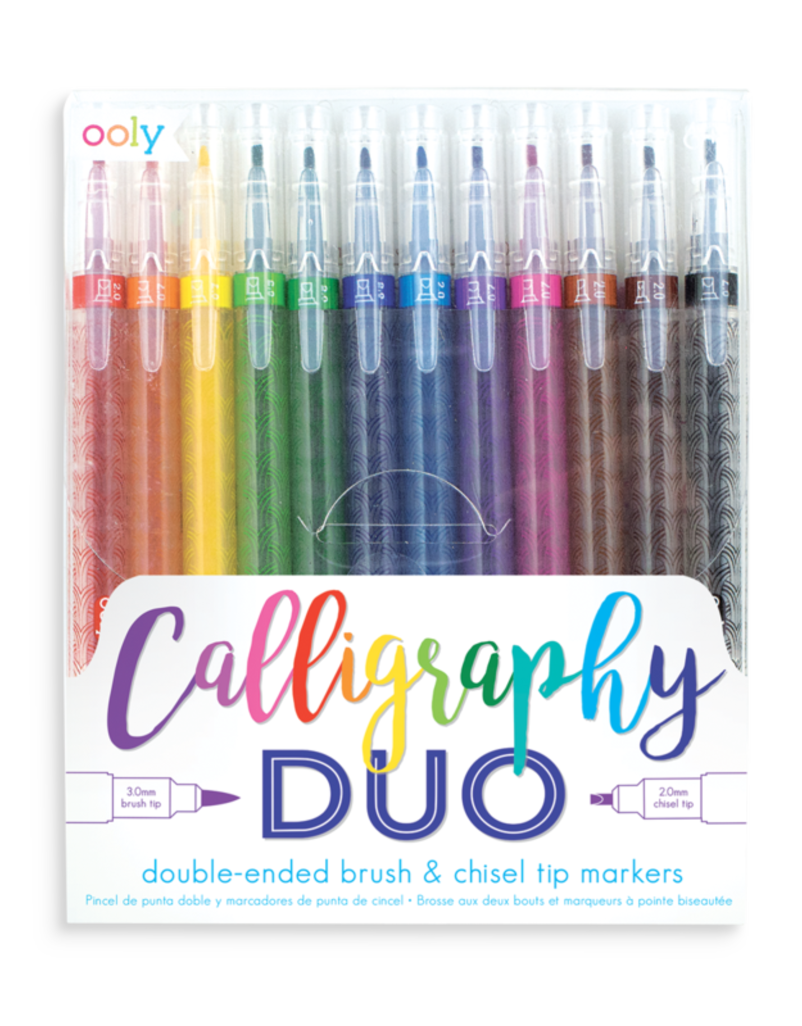 OOLY CALLIGRAPHY DUO MARKERS - SET OF 12
