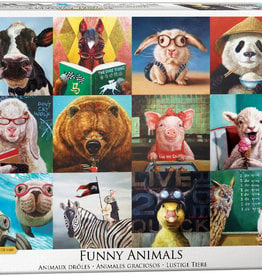 Eurographics Funny Animals by Lucia Heffernan 1000pc