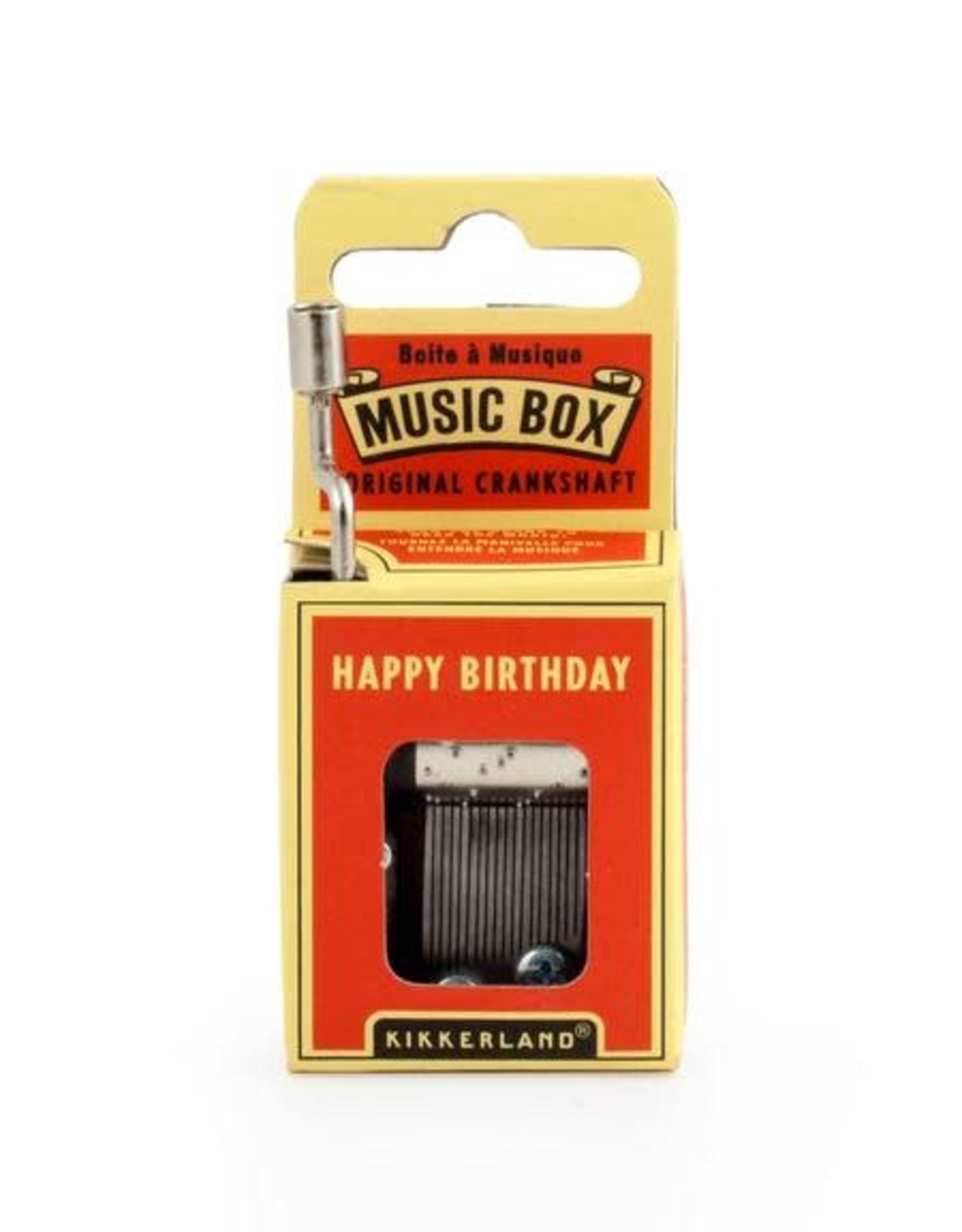 Kikkerland Happy Birthday - Music Box