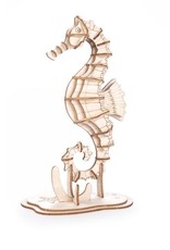 Kikkerland SEAHORSE 3D WOODEN Model