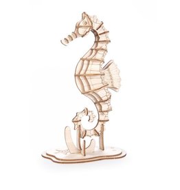 Kikkerland SEAHORSE 3D WOODEN Model