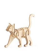 Kikkerland Cat 3D Wooden Puzzle