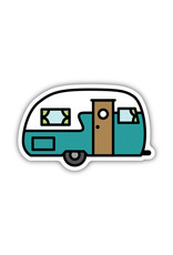 Stickers NW RETRO CAMPER | LARGE PRINTED STICKER