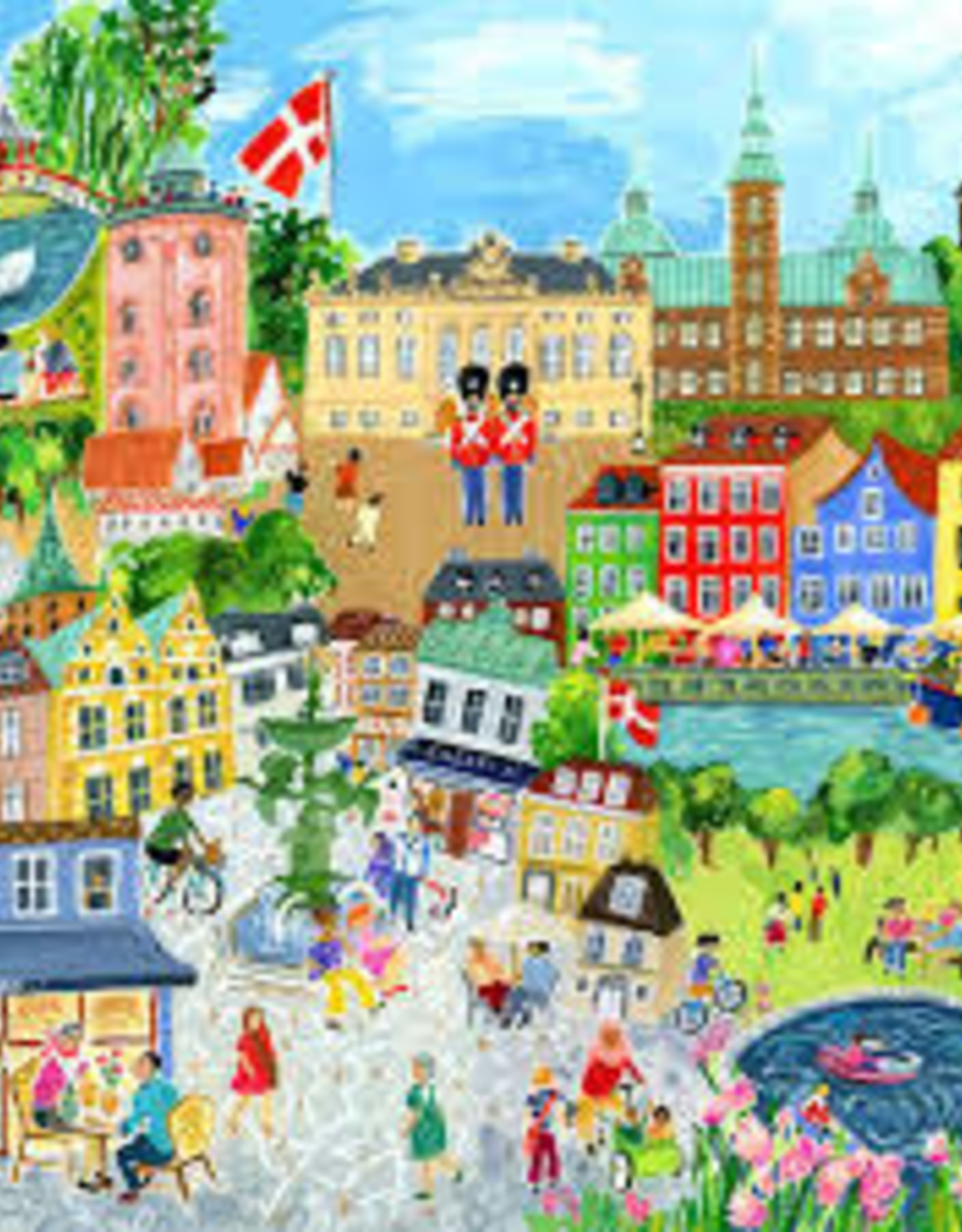 eeBoo COPENHAGEN 1000 PC SQ PUZZLE