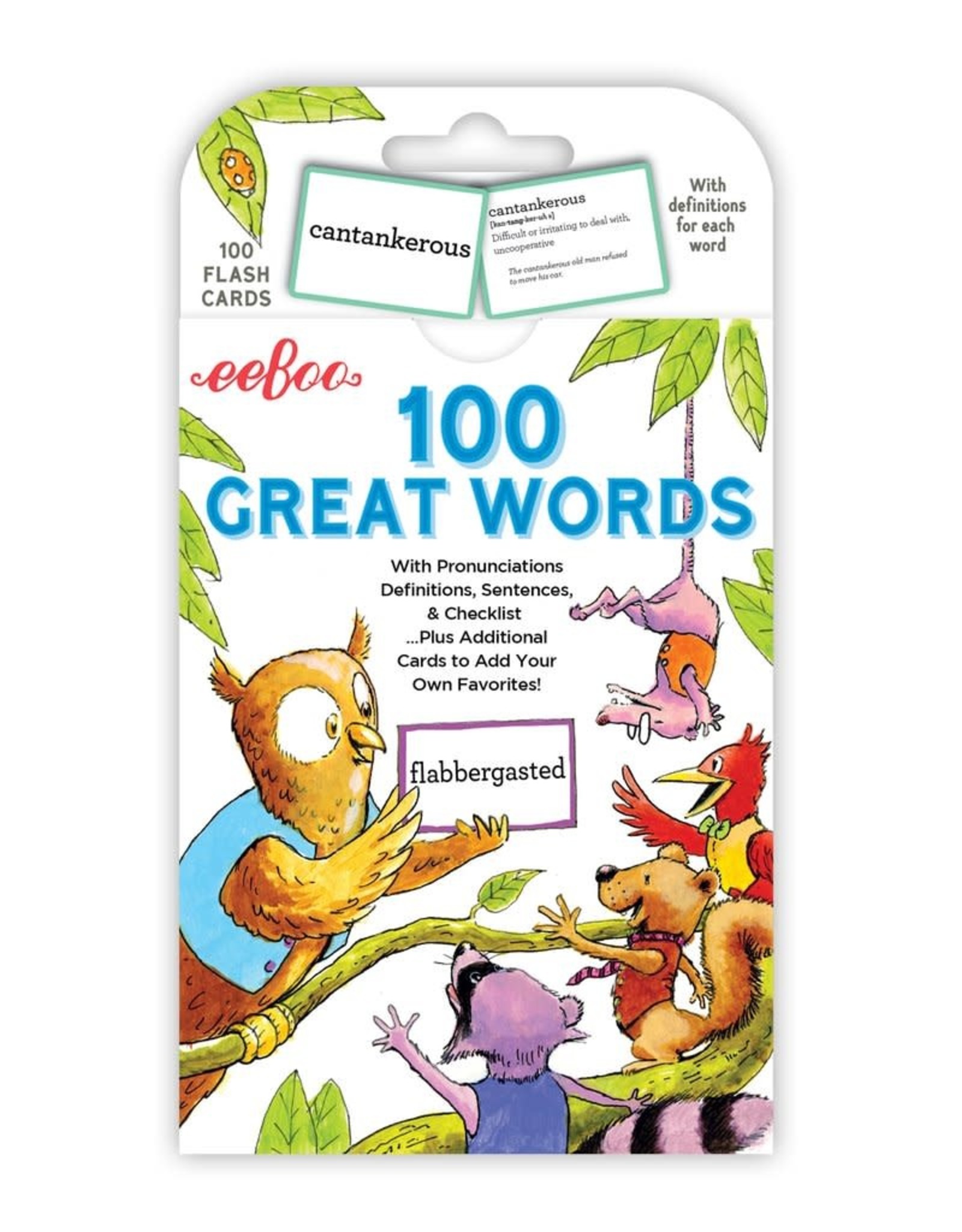 eeBoo 100 GREAT WORDS -Flash Cards