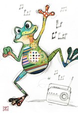 Incognito Kooks - Freddy frog - Blank 5” x 7”