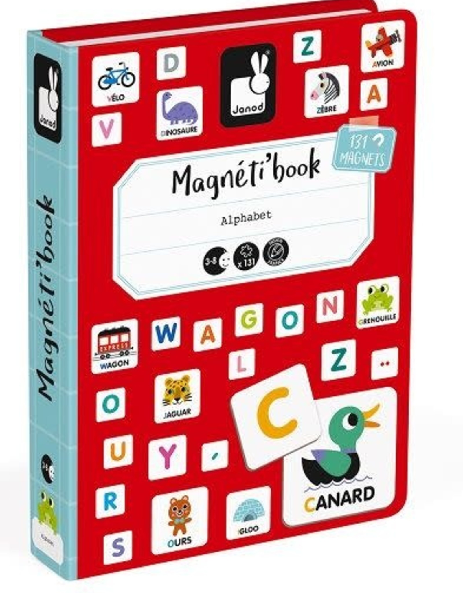 Janod MAGNETIBOOK - FRENCH ALPHABET