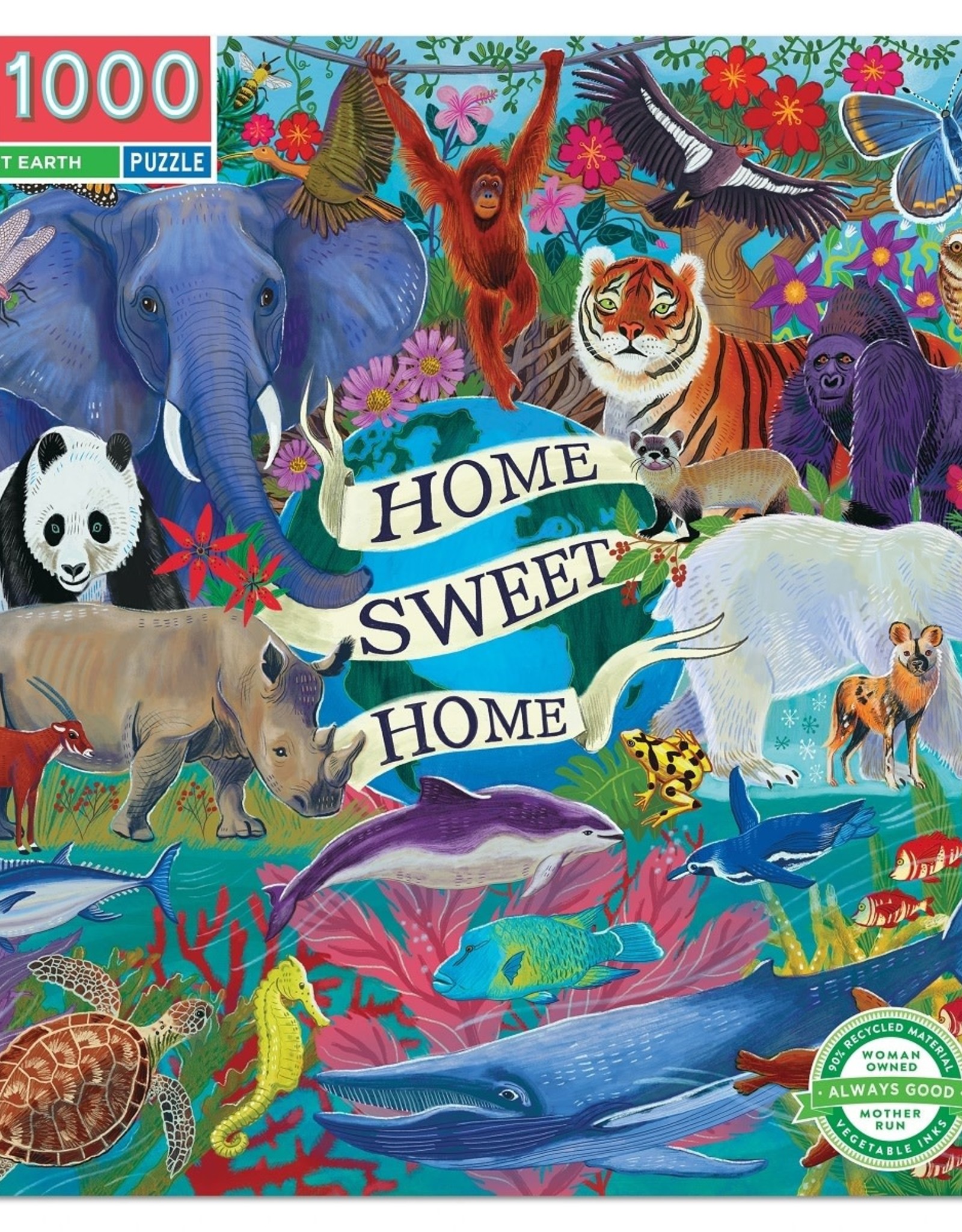 eeBoo PLANET EARTH 1000 PC SQ PUZZLE