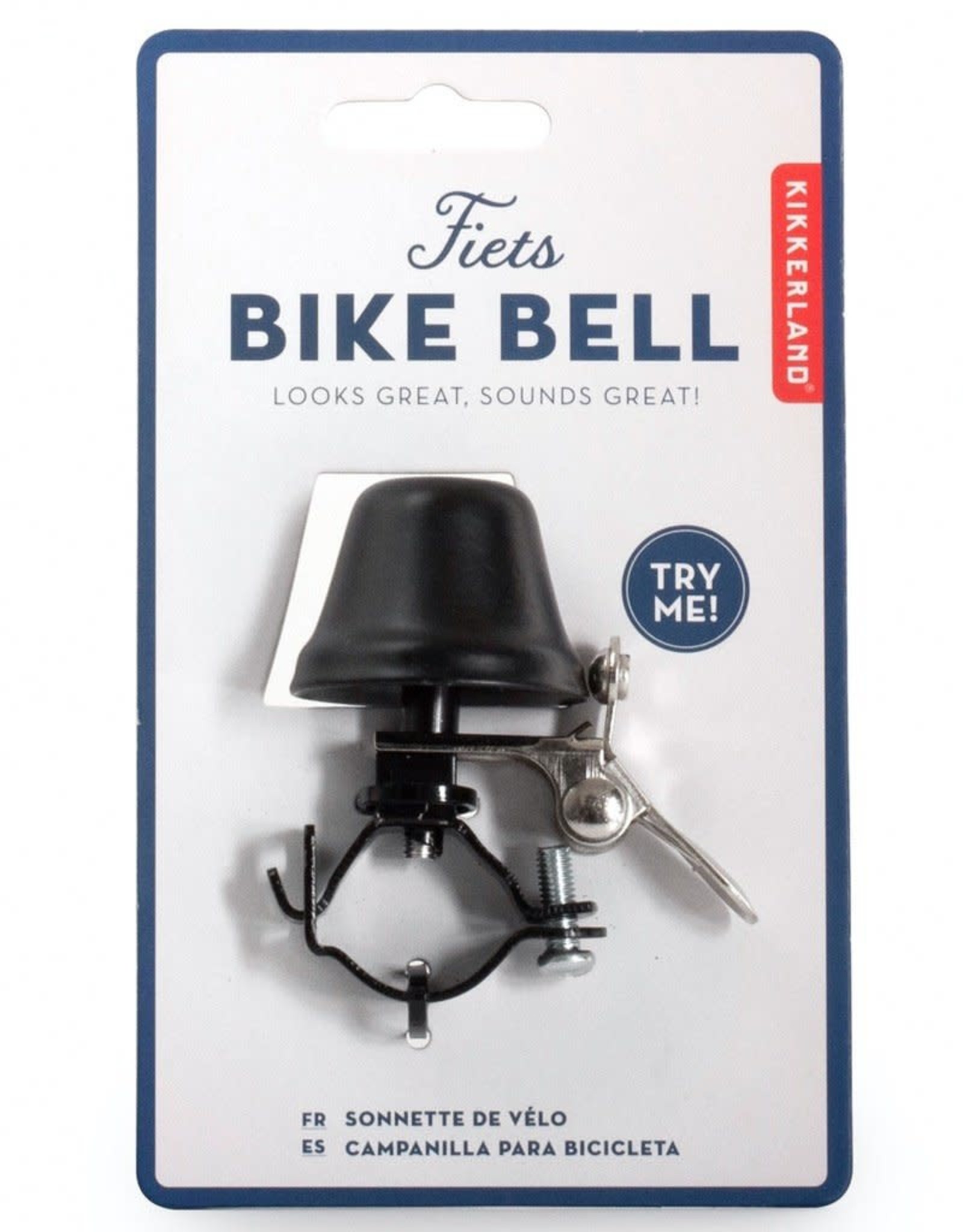 Kikkerland Bike Bell Black