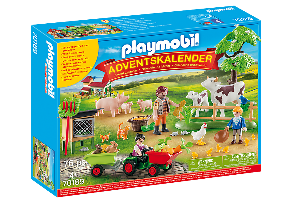 Playmobil Advent Calendar - Farm - Monkey Mountain Toys & Games