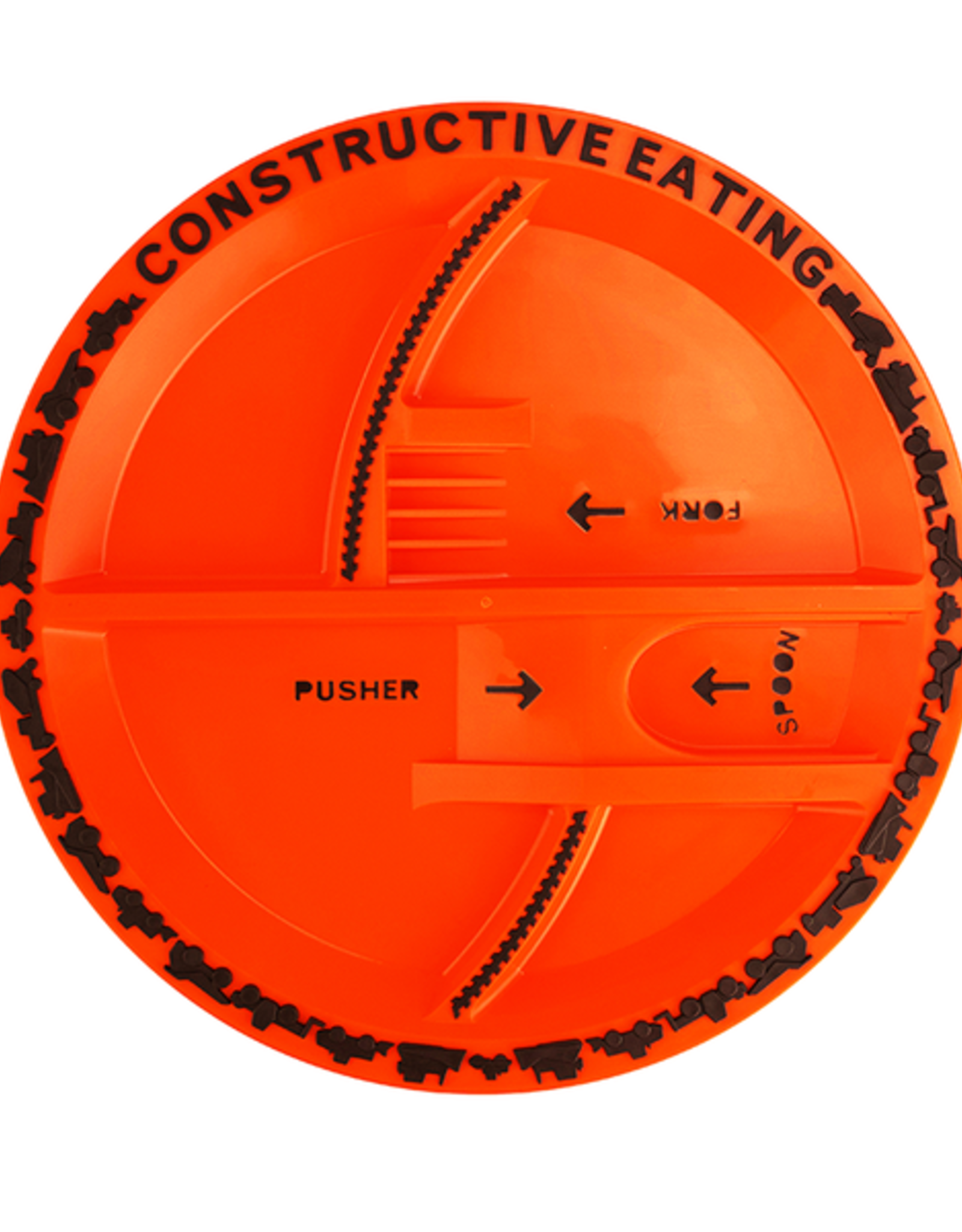 Constructive Eating Construction Plate
