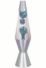 Lava Lamp 14.5" Lava Lamp - Metallic Blue/Clear/Silver