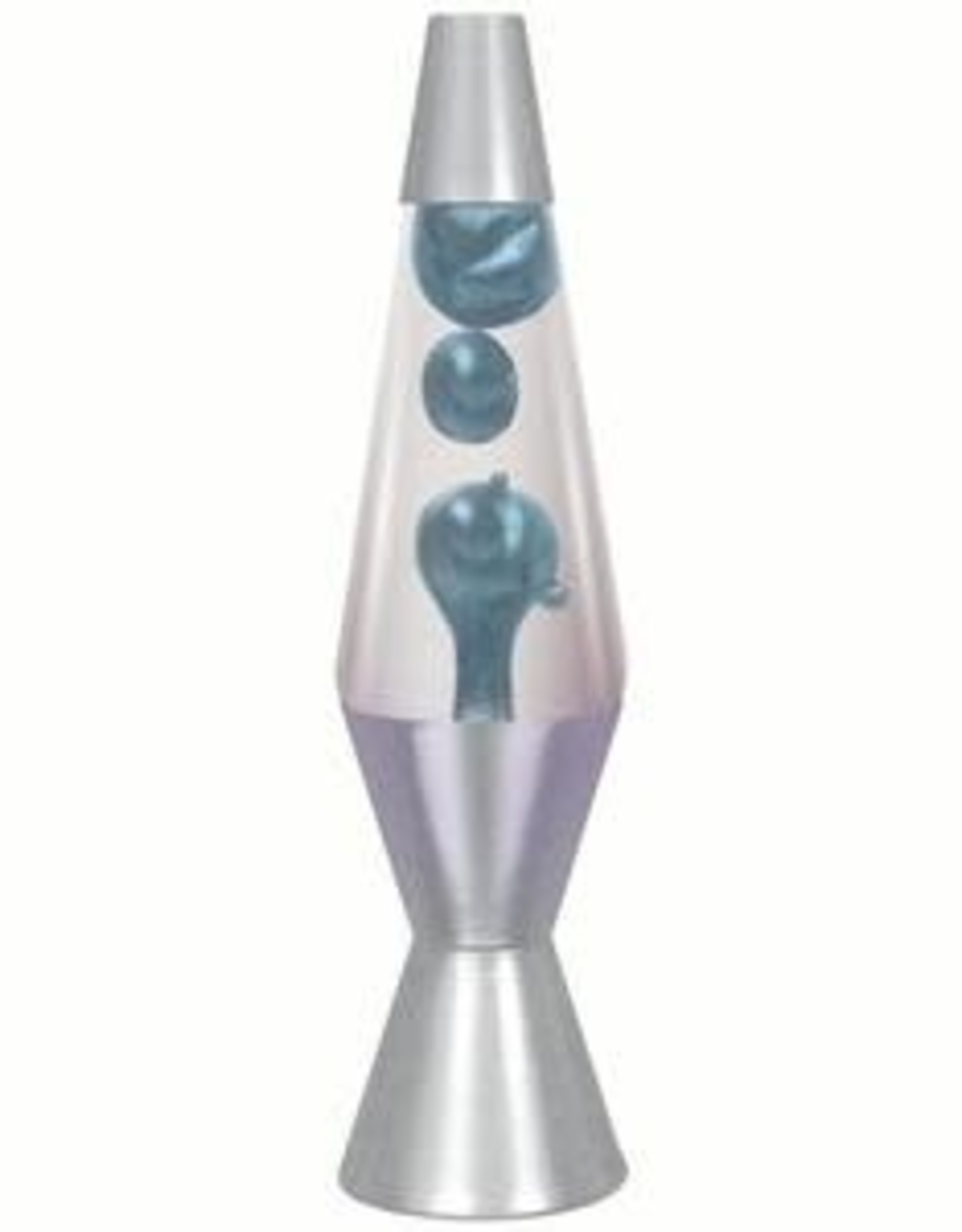 Lava Lamp 14.5" Lava Lamp - Metallic Blue/Clear/Silver