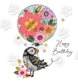 Incognito SUBLIME - HAPPY BIRTHDAY - PUFFIN (6" x 6") MESSAGE: HAVE A LOVELY DAY!