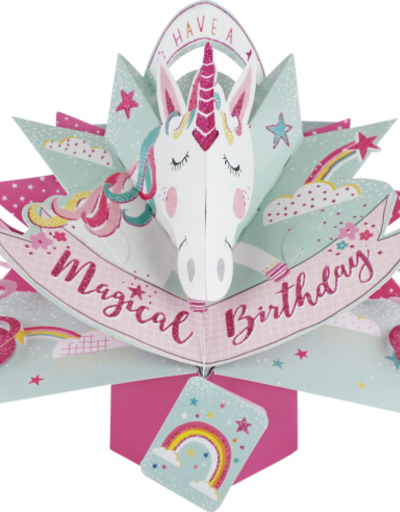 Incognito POP UP - HAVE A MAGICAL BIRTHDAY - UNICORN (8.5" X 10") POP UP