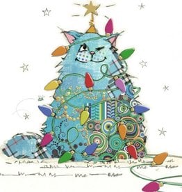 Bug Art CHRISTMAS KOOKS - CAT - BLANK (5" x 7")