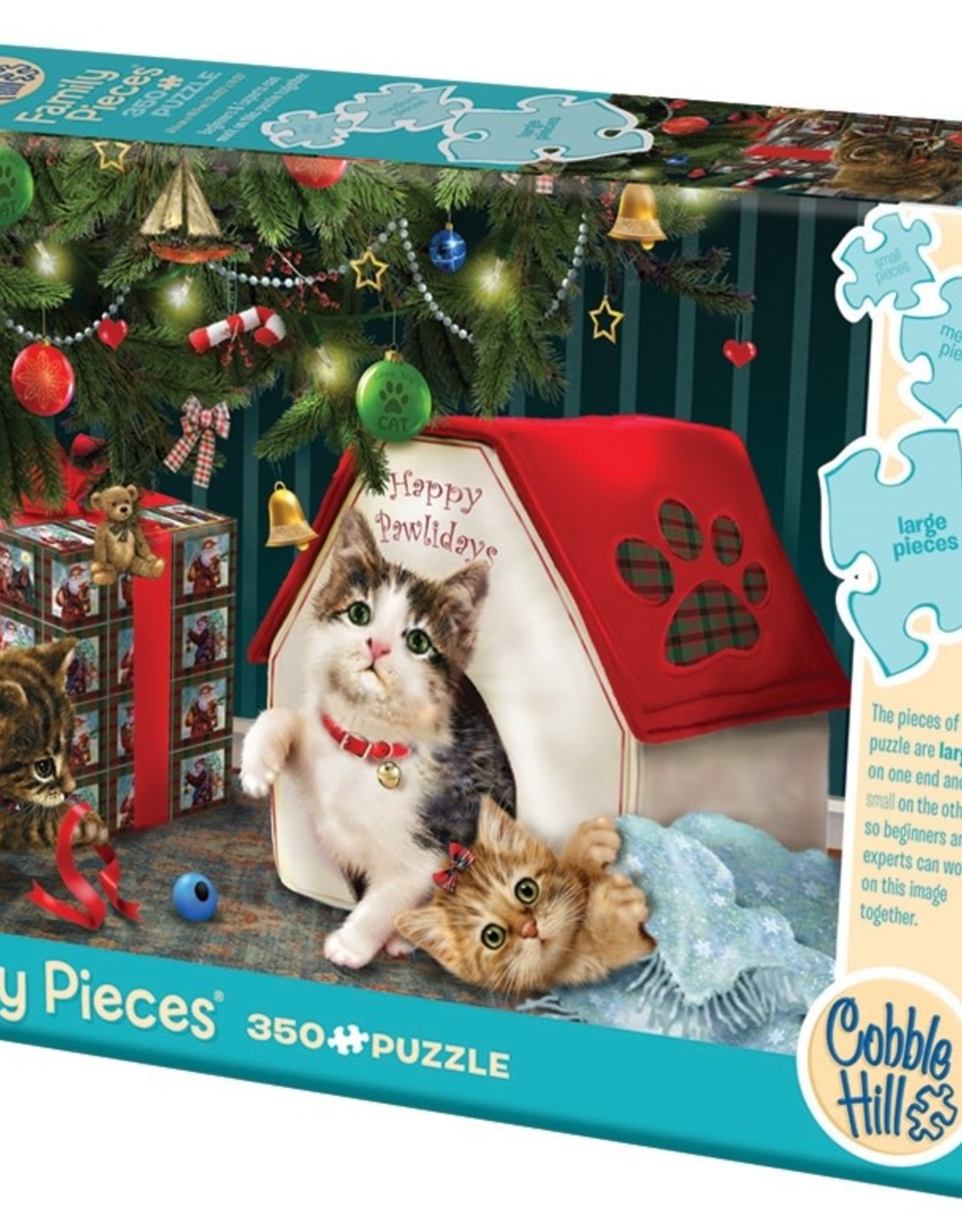 Cobble Hill Happy Pawlidays (Family) 350pc CH54641