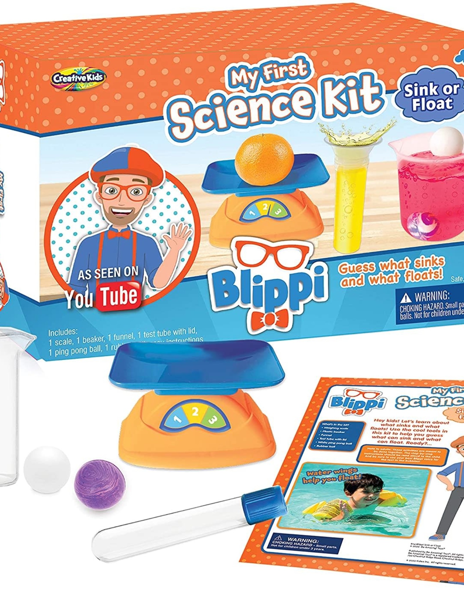 Be Amazing! Toys Blippi My First Science Kit - Sink or Float