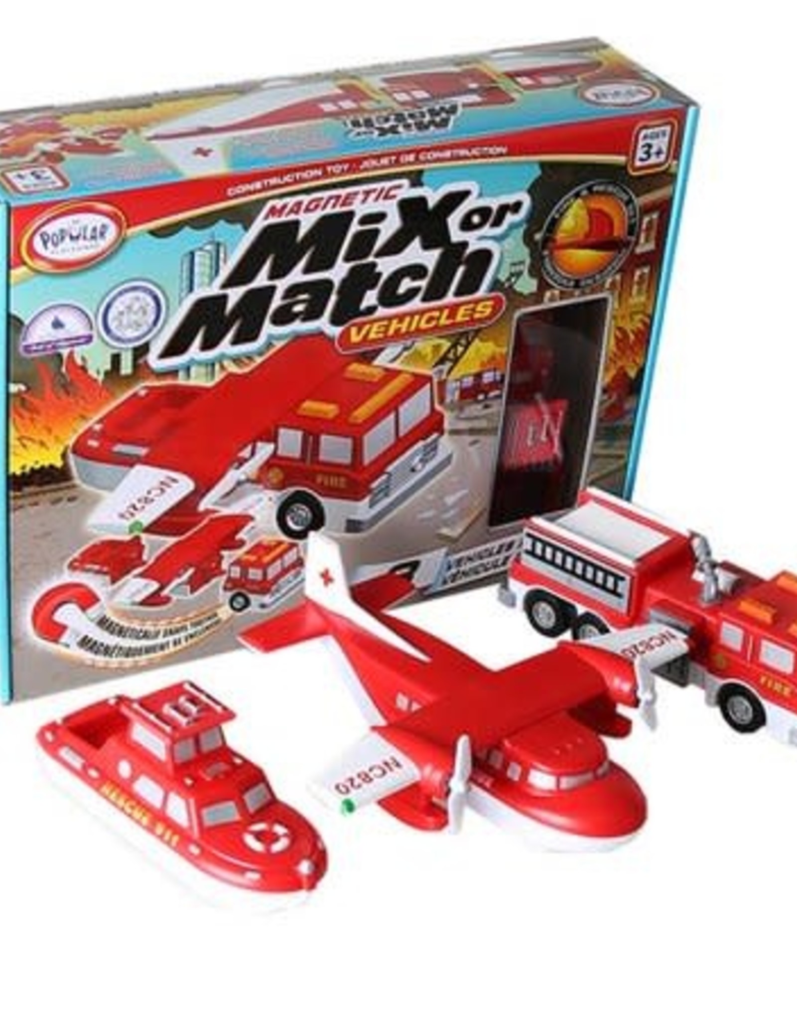 Popular Playthings Mix or Match Vehicles Fire and Rescue