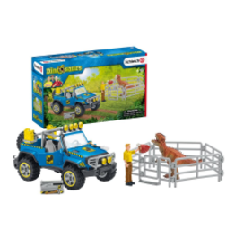 Schleich DINOSAURS Off-Road Vehicle with Dino Outpost 41464