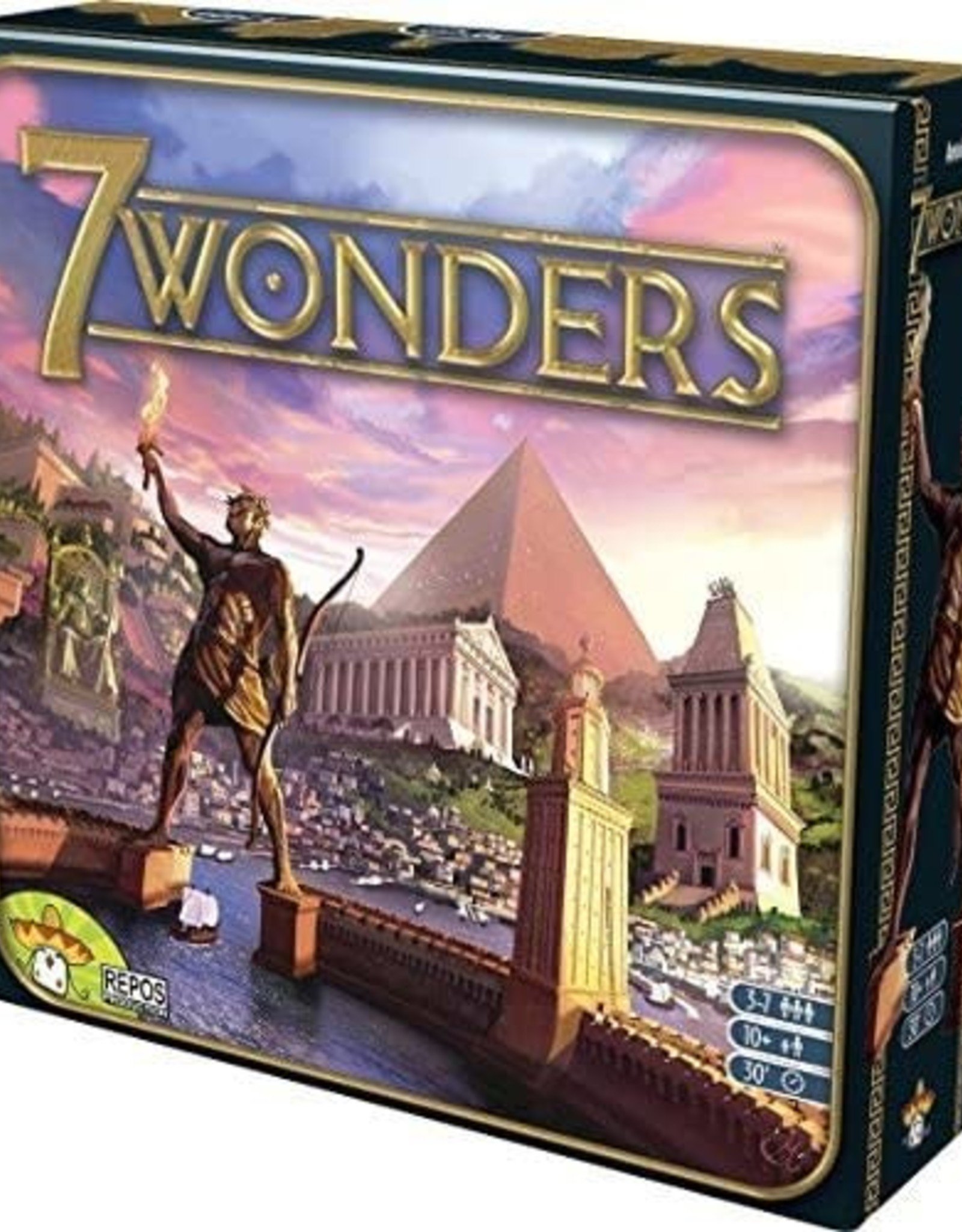 Repos Production, 7 Wonders Architects, Board Game, Ages 8+, 2-7