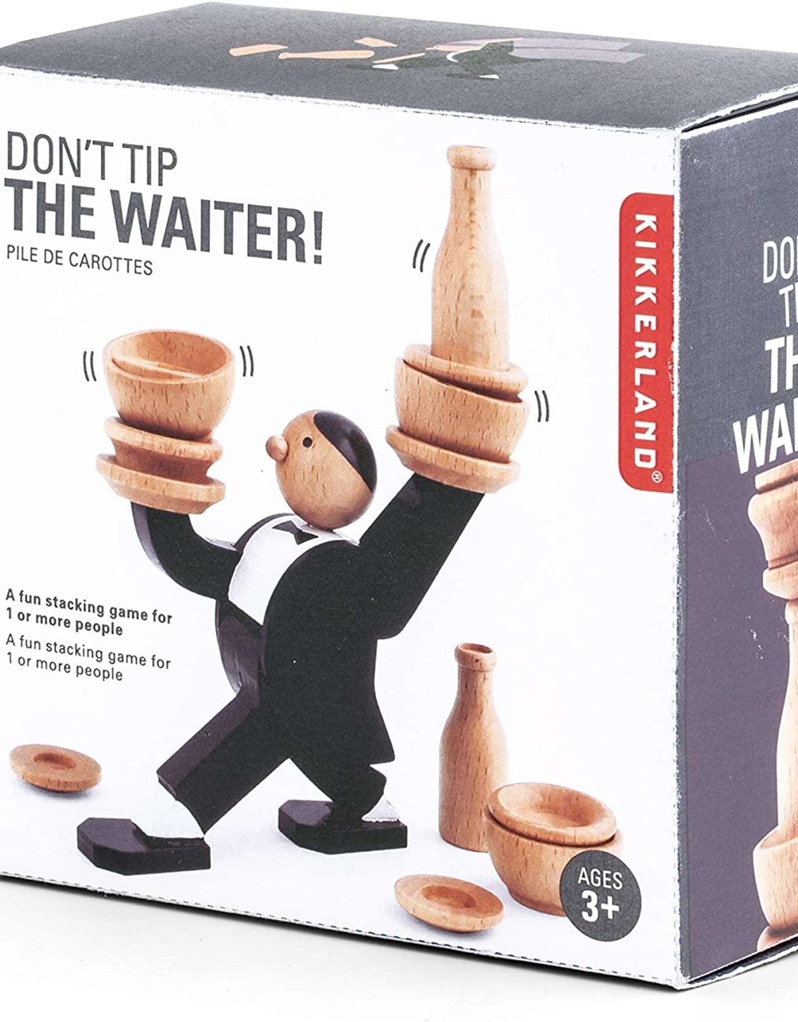Kikkerland STACKING GAME DON'T TIP THE WAITER