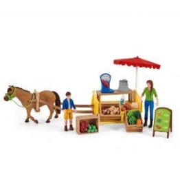 Schleich Farm World Sunny Day Mobile Farm Stand 42528