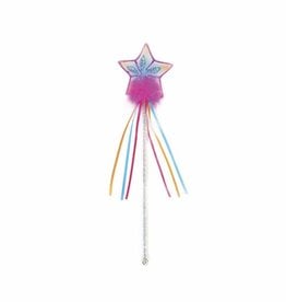 Great Pretenders Glitter Rainbow Wand, Multi/Fuchsia